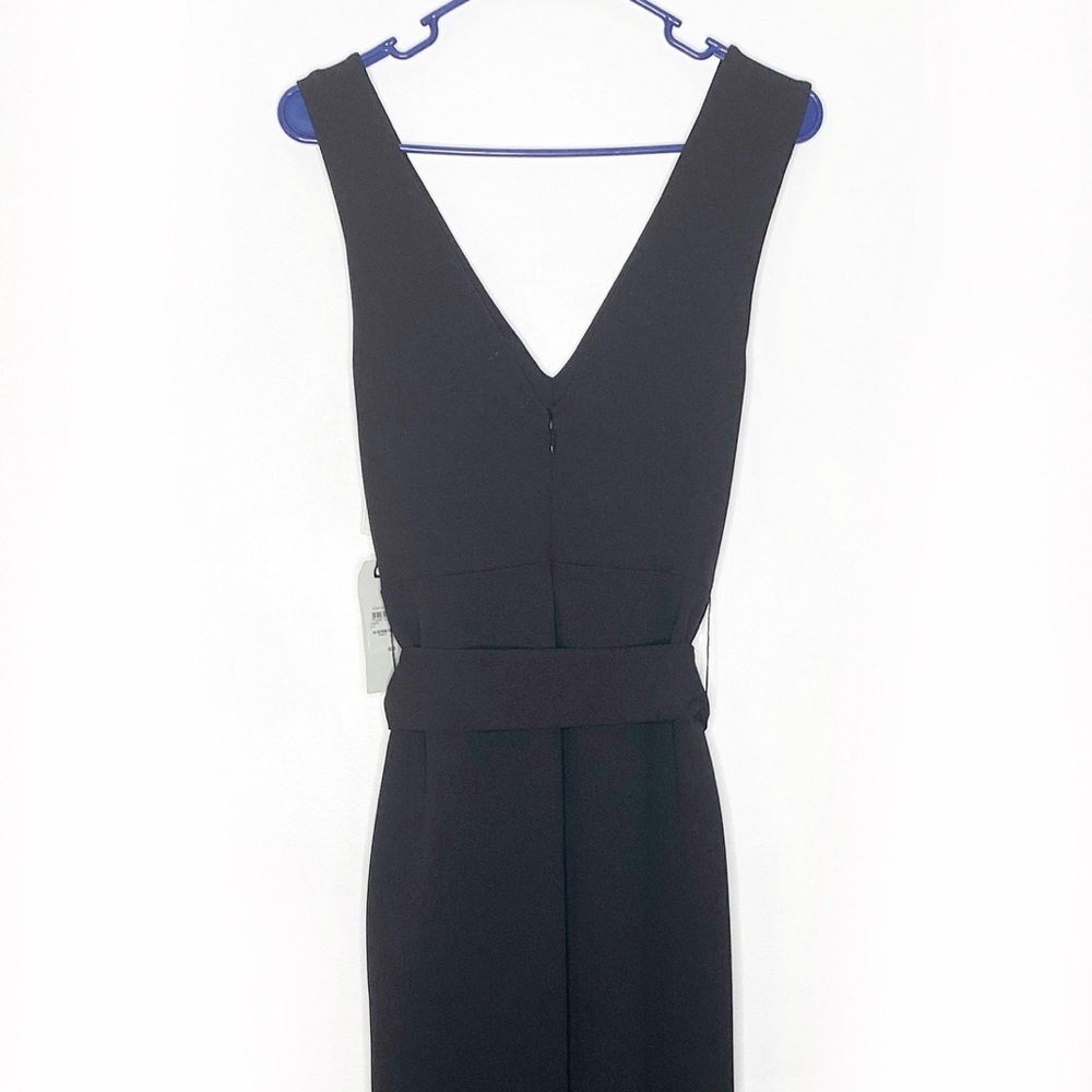 LEITH Black Deep V Neck Wide Leg Jumpsuit Size S - Picture 7 of 10